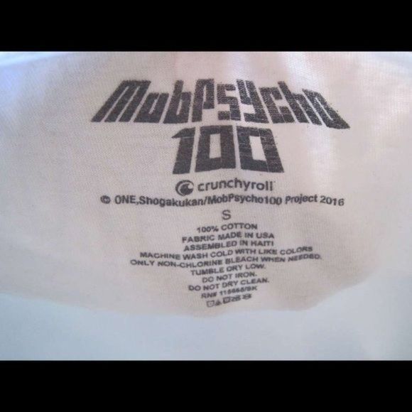 Mob Psycho 100 Anime Short Sleeve Tee Shirt ONE Supernatural Onepunchman Psychic - Picture 10 of 11